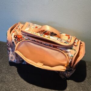 NWOT - Vera Bradley Pink Floral Cosmetic Bag